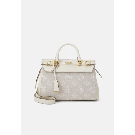 Guess SESTRI LUXURY SATCHEL Sac à main crème