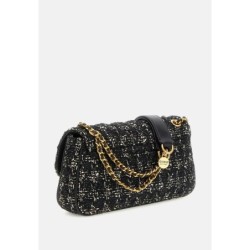 Guess GIULLY TWEED Sac bandoulière mehrfarbig schwarz