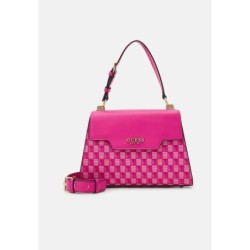 Guess HALLIE Sac à main fuchsia logo