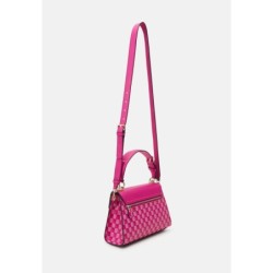 Guess HALLIE Sac à main fuchsia logo