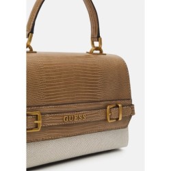 Guess SESTRI HANDLE FLAP Sac à main beige multi