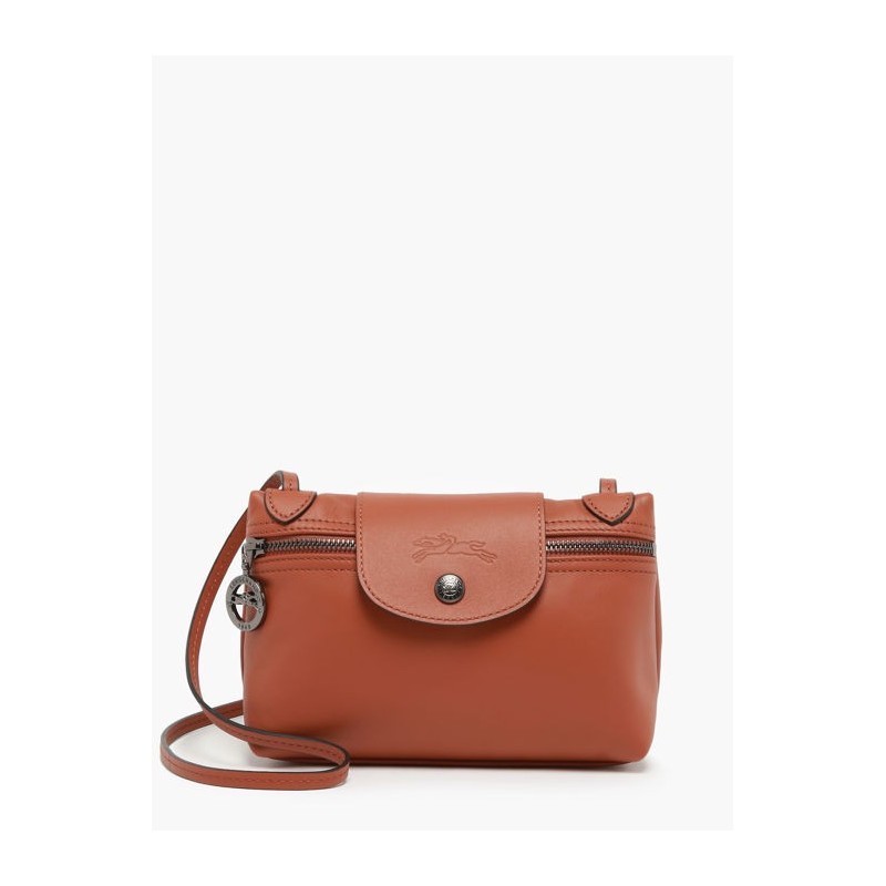 Sac bandoulière Le Pliage Xtra cuir LONGCHAMP Cognac