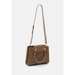 Guess NOELLE GIRLFRIEND SATCHEL Sac à main latte logo/brown