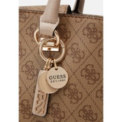 Guess NOELLE GIRLFRIEND SATCHEL Sac à main latte logo/brown