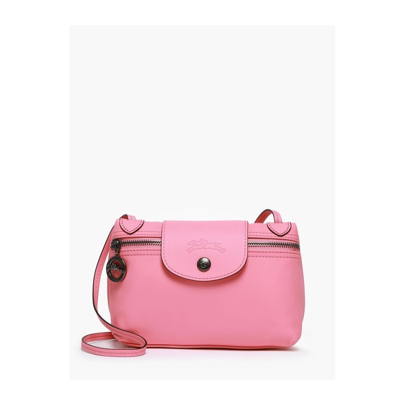 Sac bandoulière Le Pliage Xtra cuir LONGCHAMP Rose