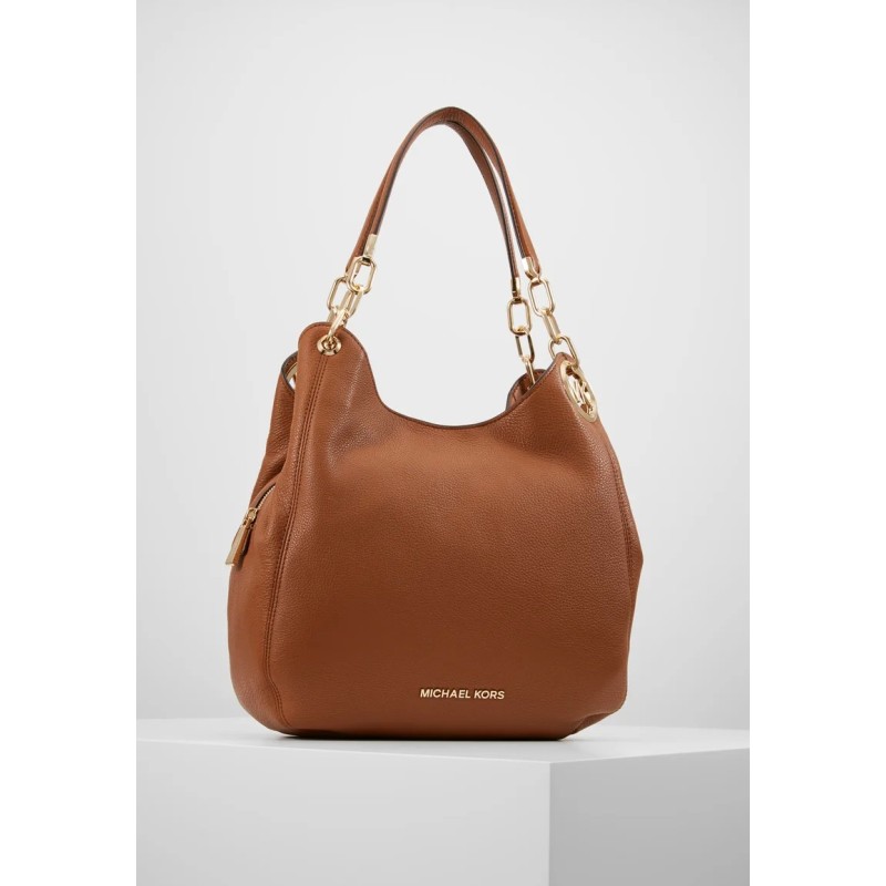 Michael Kors LILLIE CHAIN TOTESMALL Sac a main cognac