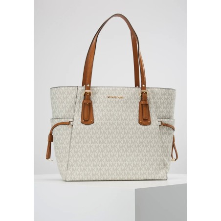 Michael Kors VOYAGER SIGNATURE TOTE Sac à main vanilla