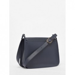 Sac porté travers Le foulonné cuir LONGCHAMP Navy