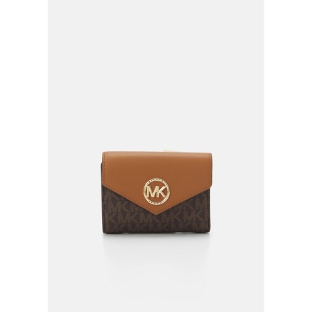 Michael Kors GREENWICH TRIFOLD Portefeuille brown/acorn