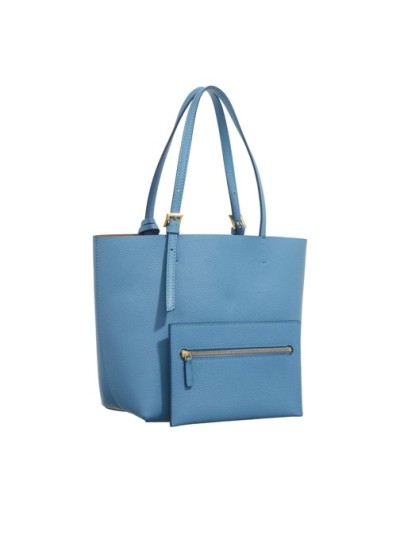 MCM Himmel Leather Mcm Doppel Shopper Mini E4 Blue Heaven