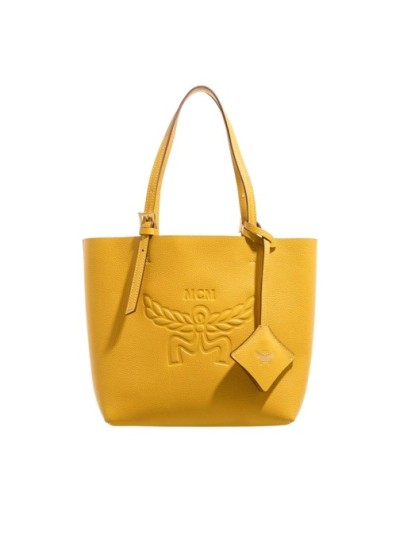 MCM Himmel Leather Mcm Doppel Shopper Mini Y9 Lemon Gold