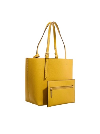 MCM Himmel Leather Mcm Doppel Shopper Mini Y9 Lemon Gold