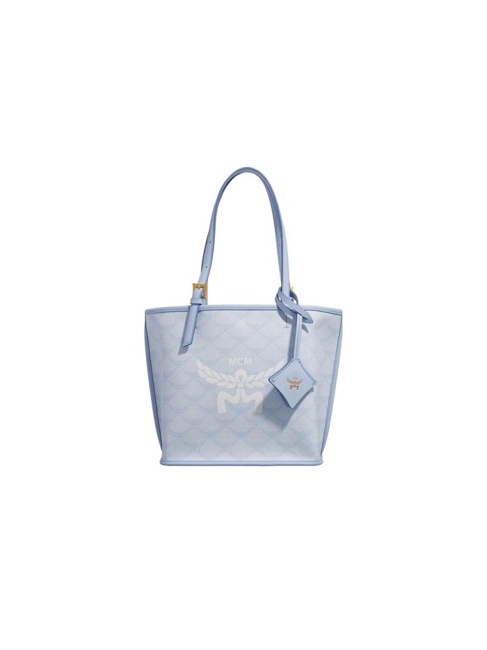 MCM Himmel Lts Shopper Mini Ancient Blue