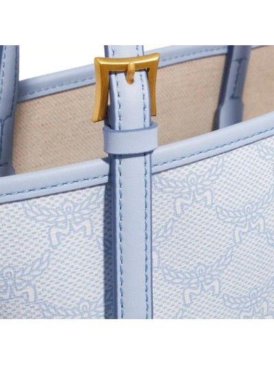 MCM Himmel Lts Shopper Mini Ancient Blue