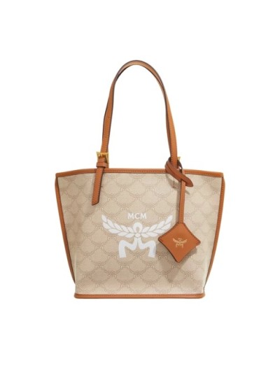 MCM Himmel Lts Shopper Mini Oatmeal