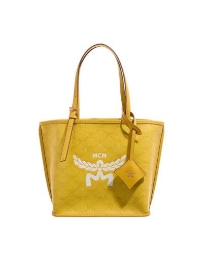 MCM Himmel Lts Shopper Mini Y9 Lemon Gold