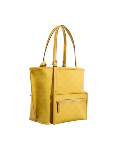 MCM Himmel Lts Shopper Mini Y9 Lemon Gold