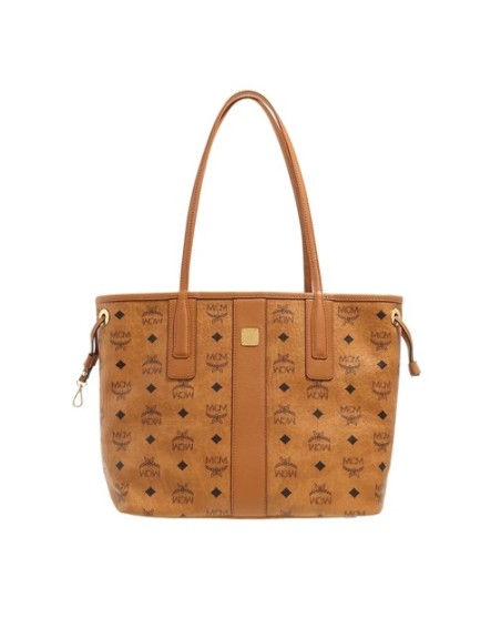 MCM Liz Vi Shopper Sml Co,One Size Cognac