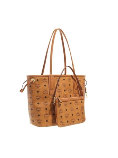 MCM Liz Vi Shopper Sml Co,One Size Cognac