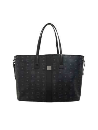 MCM Liz Vi Shopper Lrg Bk Black