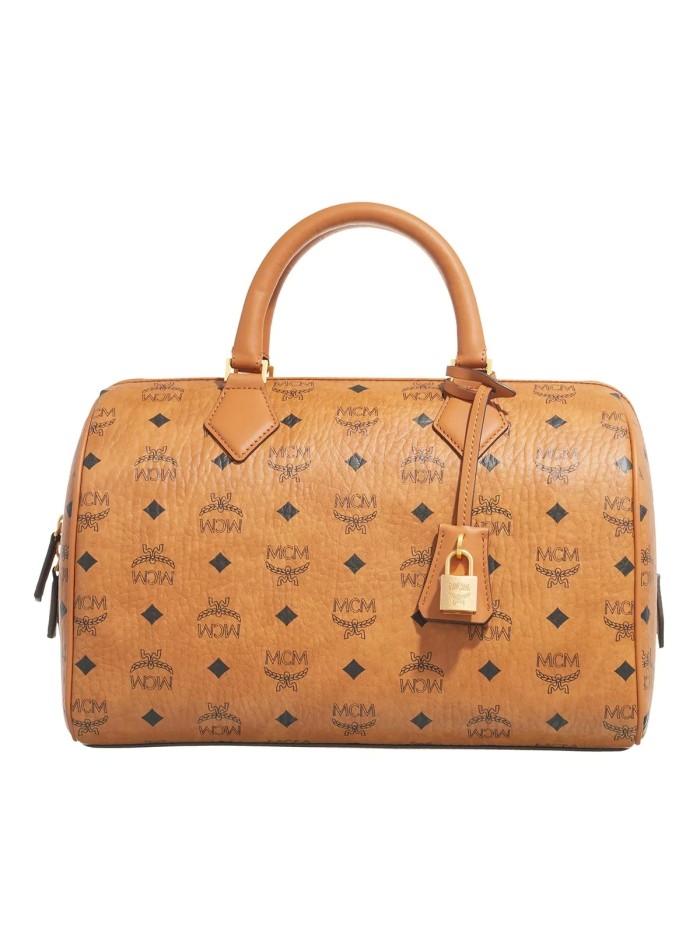 MCM Ella Vi Boston Med Co Cognac