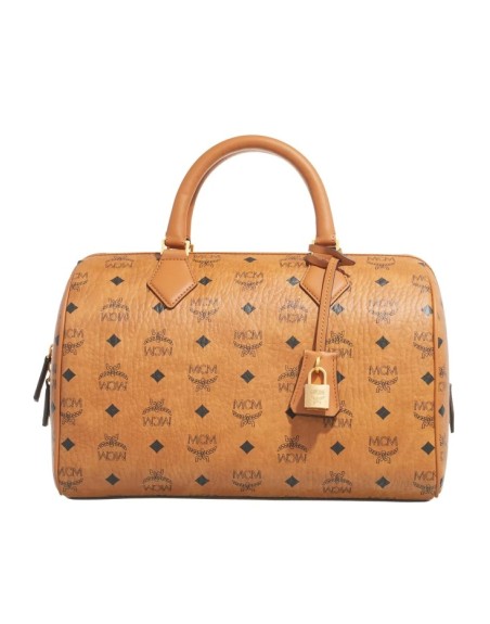 MCM Ella Vi Boston Med Co Cognac