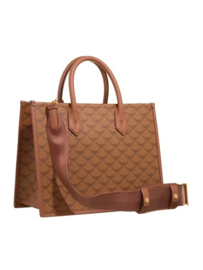 MCM Himmel Lts Tote Medium Cognac