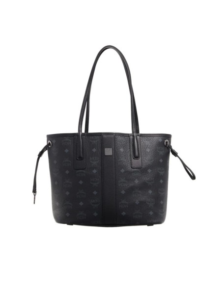 MCM Liz Vi Shopper Sml Bk Black