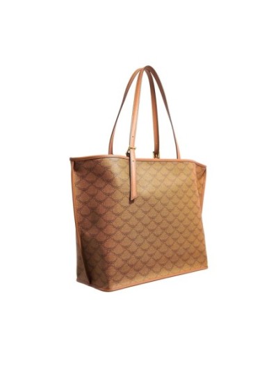 MCM Himmel Lts Shopper Med Cognac