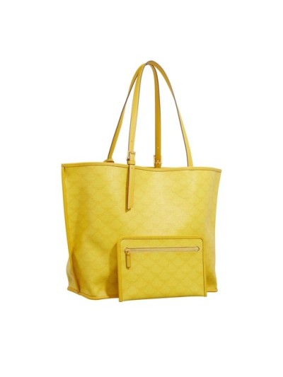 MCM Himmel Lts Shopper Med Y9 Lemon Gold