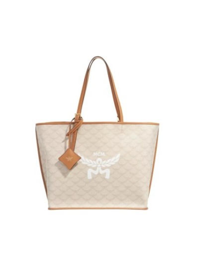 MCM Himmel Lts Shopper Medium Oatmeal