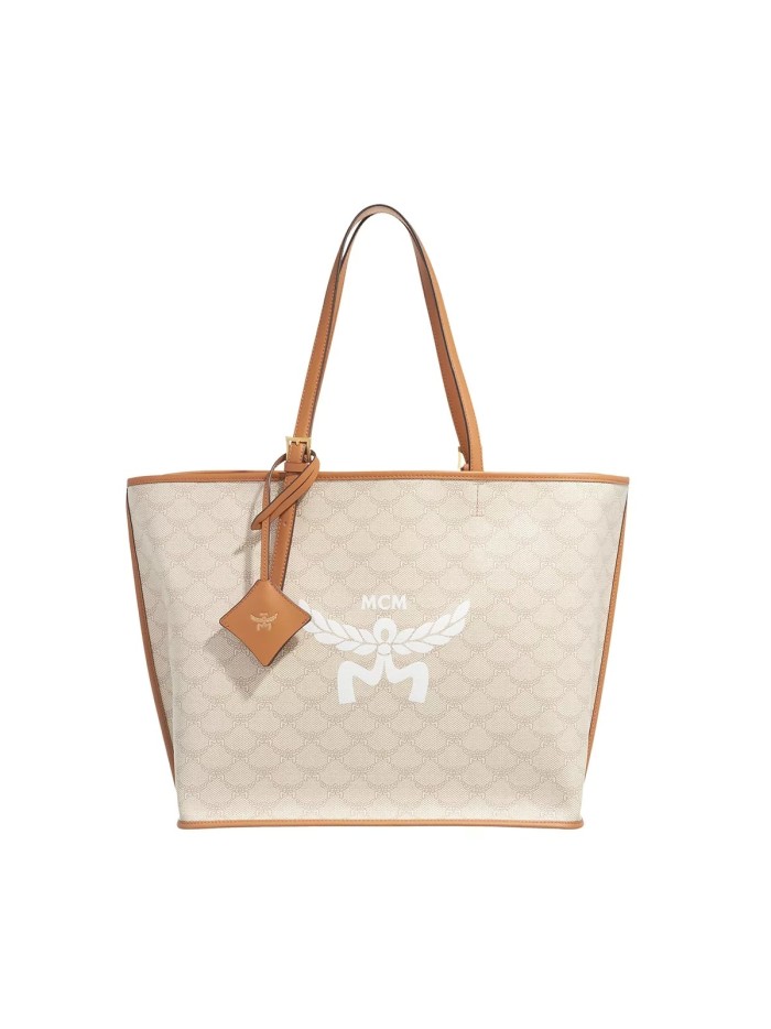 MCM Himmel Lts Shopper Medium Oatmeal