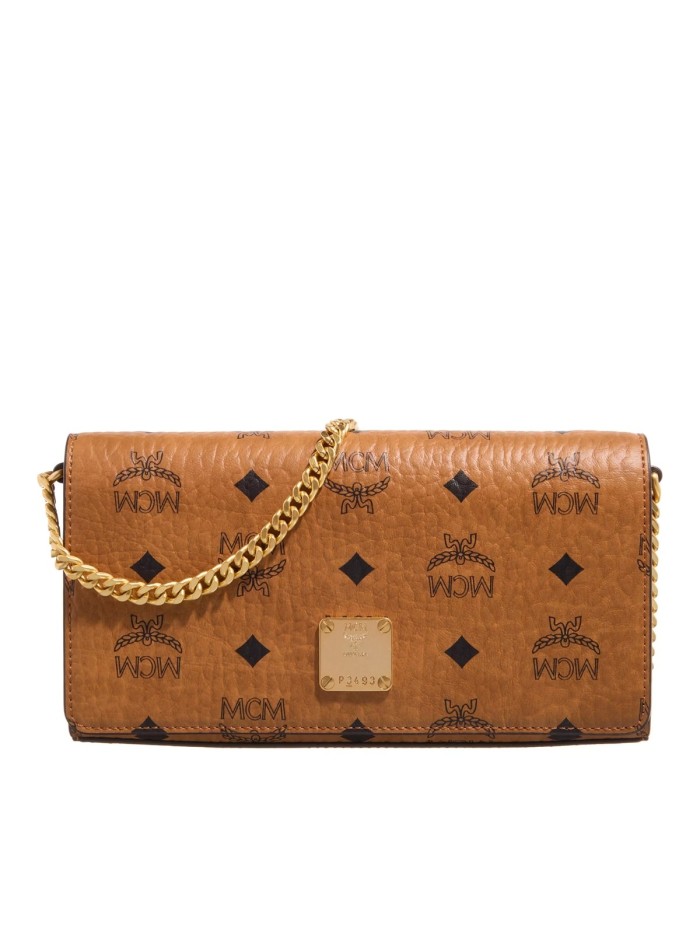 MCM Aren Vi Crossbody Mni Co Cognac