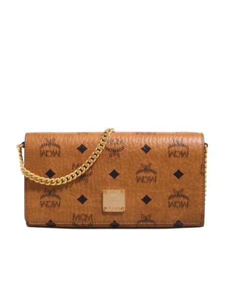 MCM Aren Vi Crossbody Mni Co Cognac