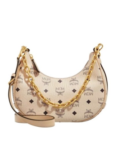 MCM Aren Vi Hobo Sml I8 Beige Sac hobo