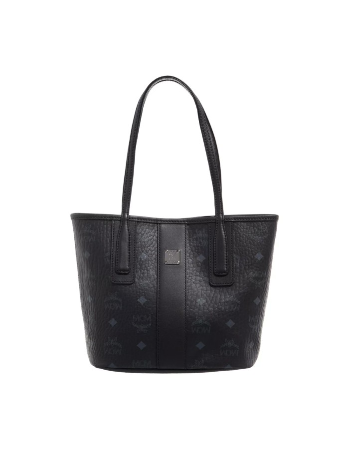 MCM Liz Vi Shopper Mni Bk Black