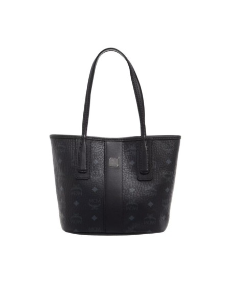 MCM Liz Vi Shopper Mni Bk Black