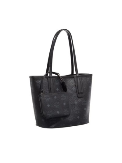 MCM Liz Vi Shopper Mni Bk Black