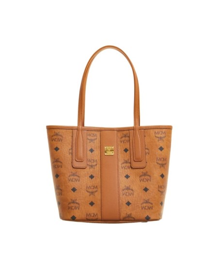 MCM Liz Vi Shopper Mni Co Cognac