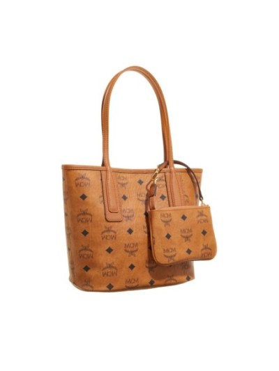 MCM Liz Vi Shopper Mni Co Cognac