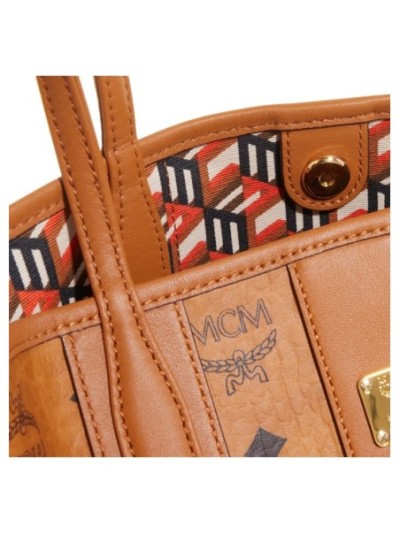 MCM Liz Vi Shopper Mni Co Cognac