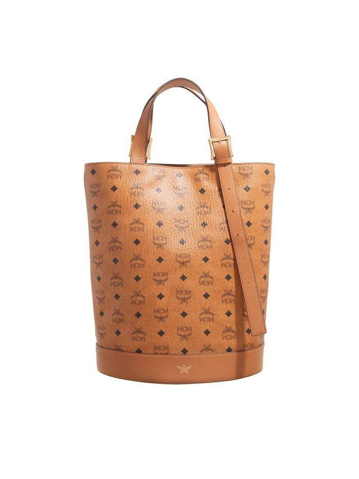 MCM Aren Vi Tote Med Cognac