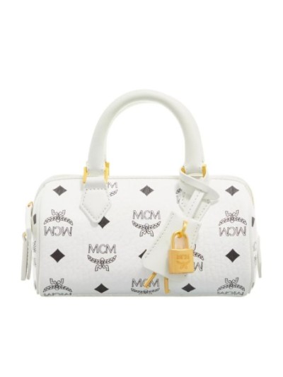 MCM Ella Vi Boston Mini White