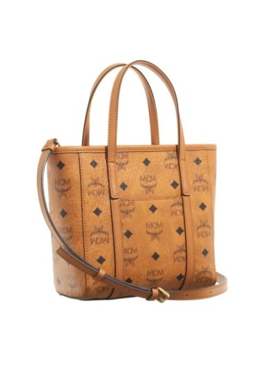 MCM Toni Vi Shopper Mni Co Cognac