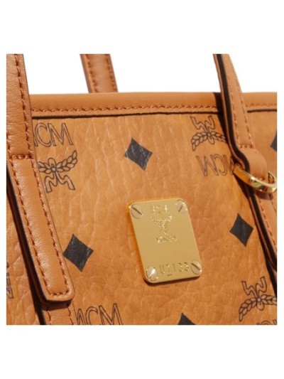 MCM Toni Vi Shopper Mni Co Cognac