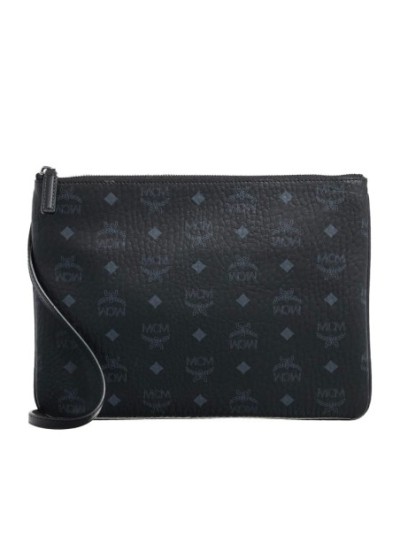 MCM Aren Vi Flat Pouch Med Bk Black