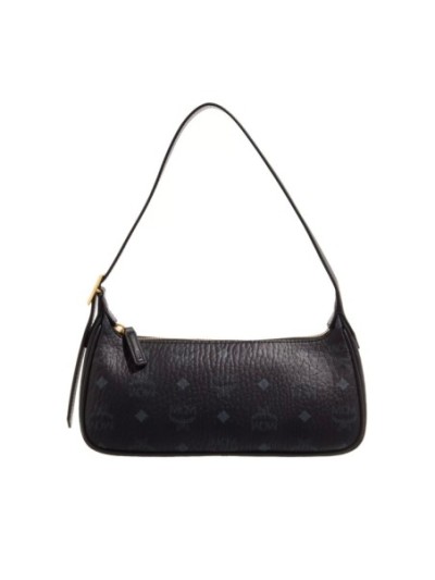 MCM Aren Vi Shoulder Bag Sml Bk Black