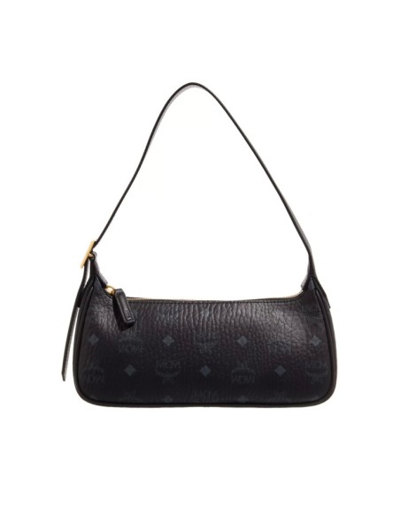 MCM Aren Vi Shoulder Bag Sml Bk Black