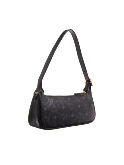 MCM Aren Vi Shoulder Bag Sml Bk Black