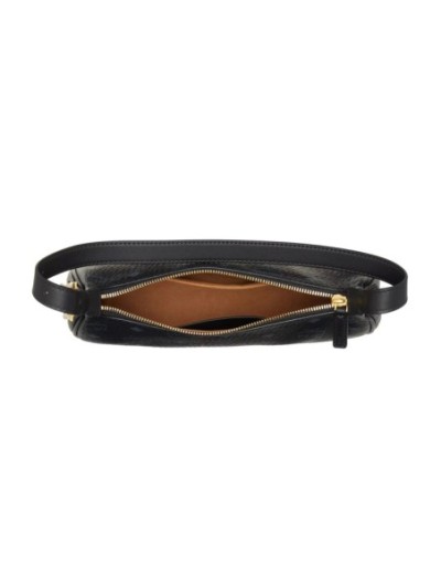 MCM Aren Vi Shoulder Bag Sml Bk Black